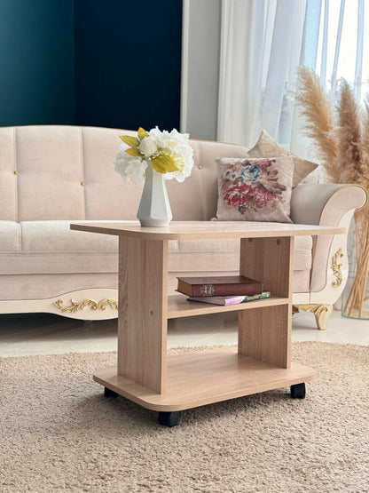 Table Basse Moderne avec Rangement